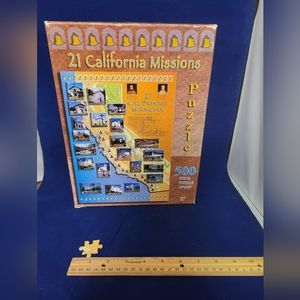 21 California Missions 500 piece puzzle 18in x 24in